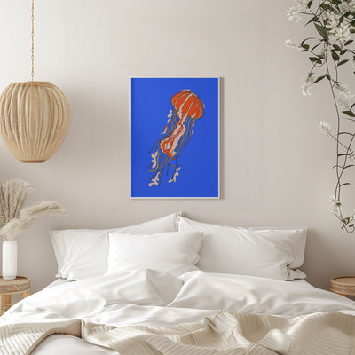 The Giant Jellyfish - Stretched Canvas, Poster or Fine Art Print I Heart Wall Art