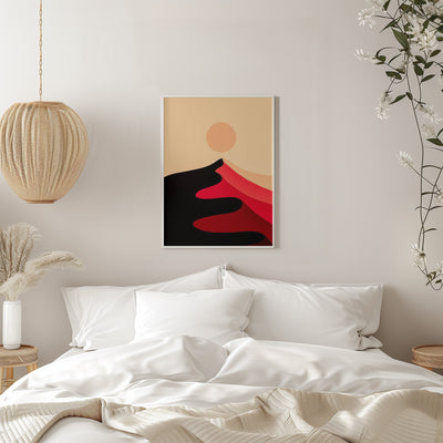 Red Sand Peak - Stretched Canvas, Poster or Fine Art Print I Heart Wall Art