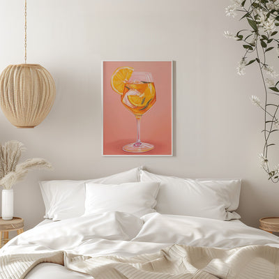 Aperol Spritz - Jolly and Dash - Stretched Canvas, Poster or Fine Art Print I Heart Wall Art