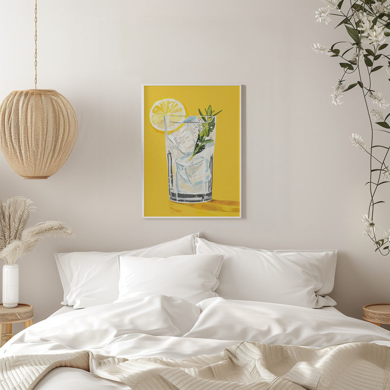 Gin and Tonic - Jolly and Dash - Stretched Canvas, Poster or Fine Art Print I Heart Wall Art