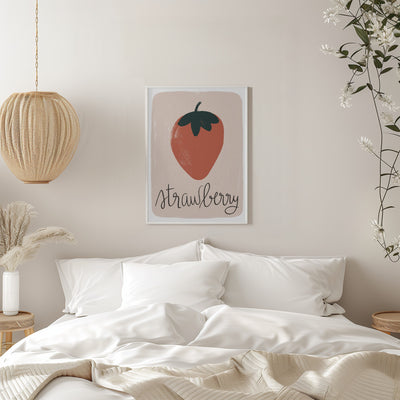 Strawberry - Stretched Canvas, Poster or Fine Art Print I Heart Wall Art