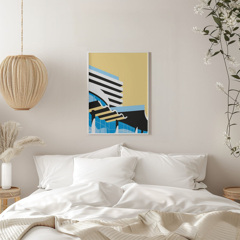 Miami Fontainbleu - Stretched Canvas, Poster or Fine Art Print I Heart Wall Art