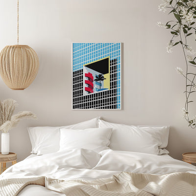 Miami Atlantis Condominium - Stretched Canvas, Poster or Fine Art Print I Heart Wall Art