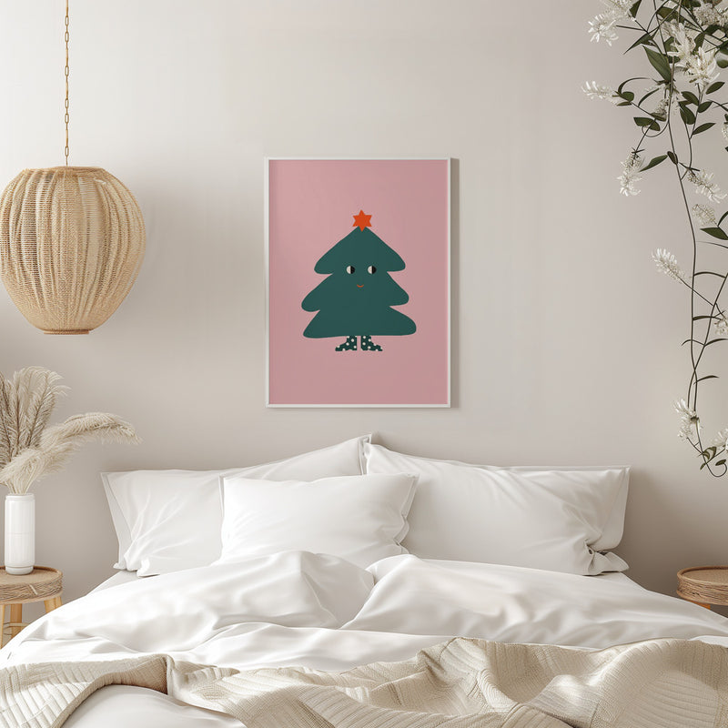 Christmas Tree - Stretched Canvas, Poster or Fine Art Print I Heart Wall Art