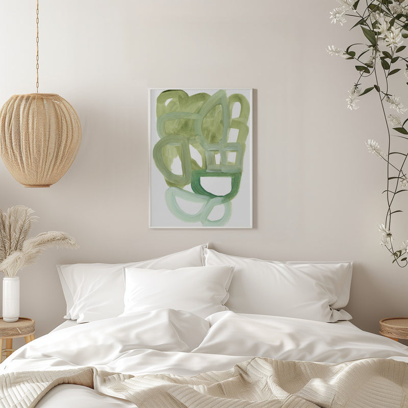 Abstract Form - Stretched Canvas, Poster or Fine Art Print I Heart Wall Art