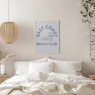 East Coast Beach Club - Stretched Canvas, Poster or Fine Art Print I Heart Wall Art