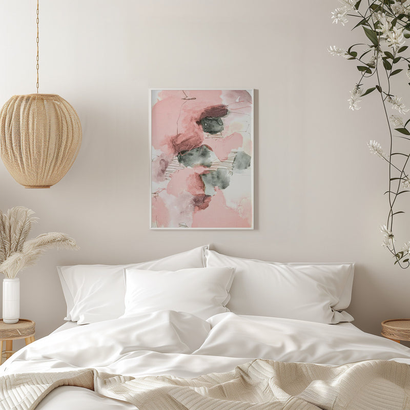 Abstract Pastels - Stretched Canvas, Poster or Fine Art Print I Heart Wall Art