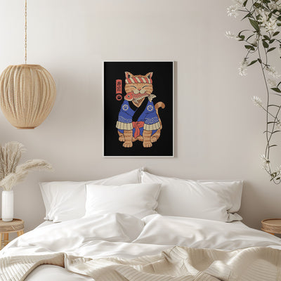 Sushi Meowster - Stretched Canvas, Poster or Fine Art Print I Heart Wall Art