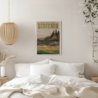 Isle of Skye Poster - Stretched Canvas, Poster or Fine Art Print I Heart Wall Art