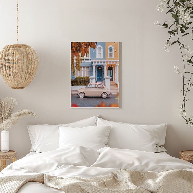 Fall in Love with London - Stretched Canvas, Poster or Fine Art Print I Heart Wall Art