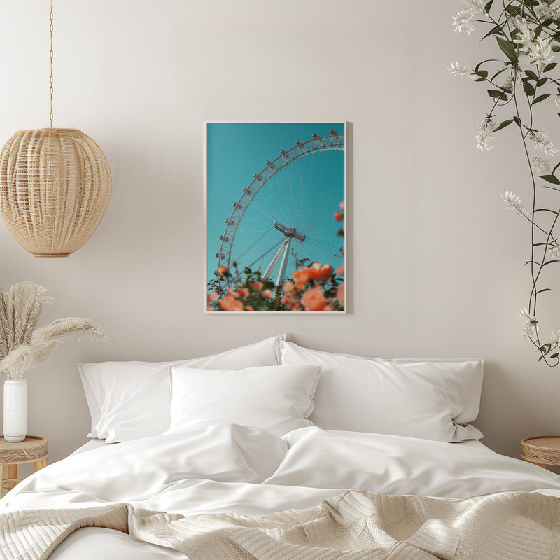 Magical London Eye - Stretched Canvas, Poster or Fine Art Print I Heart Wall Art