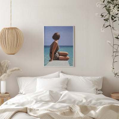 Sea View - Stretched Canvas, Poster or Fine Art Print I Heart Wall Art