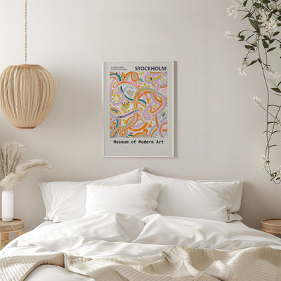 Botanical dopamine Exhibition Stockholm - Stretched Canvas, Poster or Fine Art Print I Heart Wall Art