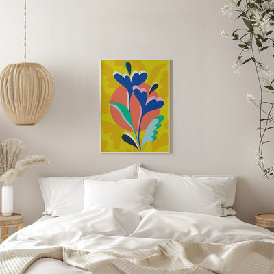 Floral Harmony - Stretched Canvas, Poster or Fine Art Print I Heart Wall Art