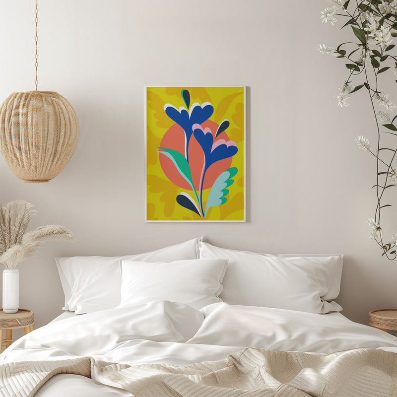 Floral Harmony - Stretched Canvas, Poster or Fine Art Print I Heart Wall Art
