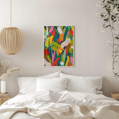 Botanical Symphony - Stretched Canvas, Poster or Fine Art Print I Heart Wall Art