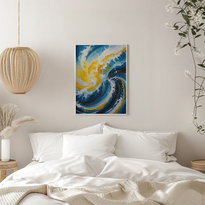 Oceanic Whirlwind - Stretched Canvas, Poster or Fine Art Print I Heart Wall Art