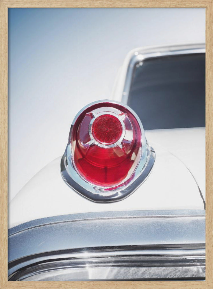 US classic car 1962 Monterey taillight - Stretched Canvas, Poster or Fine Art Print I Heart Wall Art