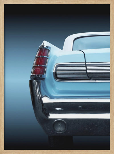 US classic car 1963 Bonneville - Stretched Canvas, Poster or Fine Art Print I Heart Wall Art