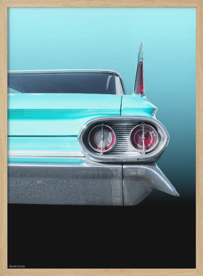 US classic car 1961 Sedan Deville - Stretched Canvas, Poster or Fine Art Print I Heart Wall Art