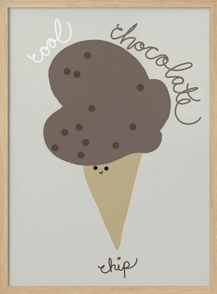 Chocolate Chip - Stretched Canvas, Poster or Fine Art Print I Heart Wall Art