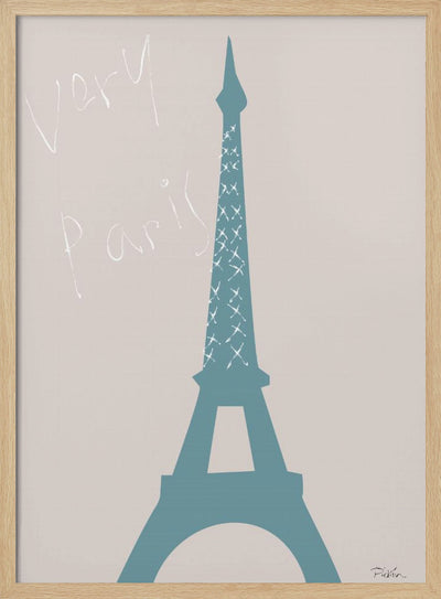 Very Paris - Stretched Canvas, Poster or Fine Art Print I Heart Wall Art