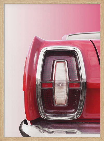 US classic car fair lane 1968 taillight abstract - Stretched Canvas, Poster or Fine Art Print I Heart Wall Art