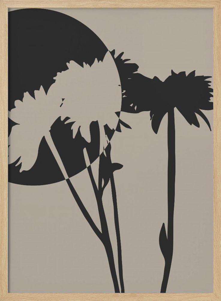 Abstract Flower  01 - Stretched Canvas, Poster or Fine Art Print I Heart Wall Art