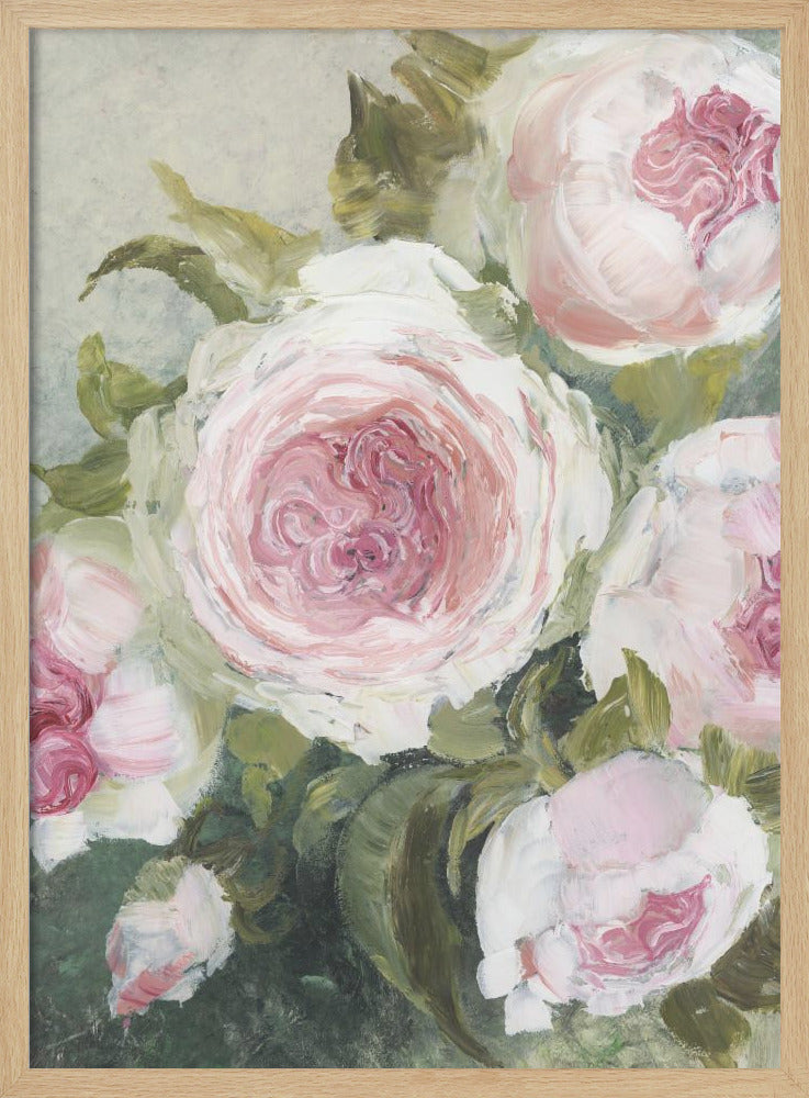 Freyia painterly florals - Stretched Canvas, Poster or Fine Art Print I Heart Wall Art