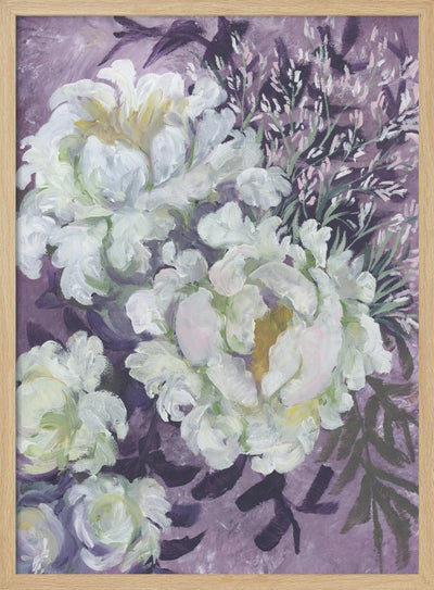 Eliany painterly bouquet - Stretched Canvas, Poster or Fine Art Print I Heart Wall Art