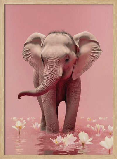 Young Elephant - Stretched Canvas, Poster or Fine Art Print I Heart Wall Art