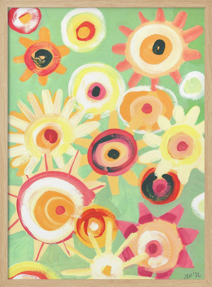 Sunny Days - Stretched Canvas, Poster or Fine Art Print I Heart Wall Art