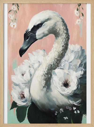 The Swan - Stretched Canvas, Poster or Fine Art Print I Heart Wall Art