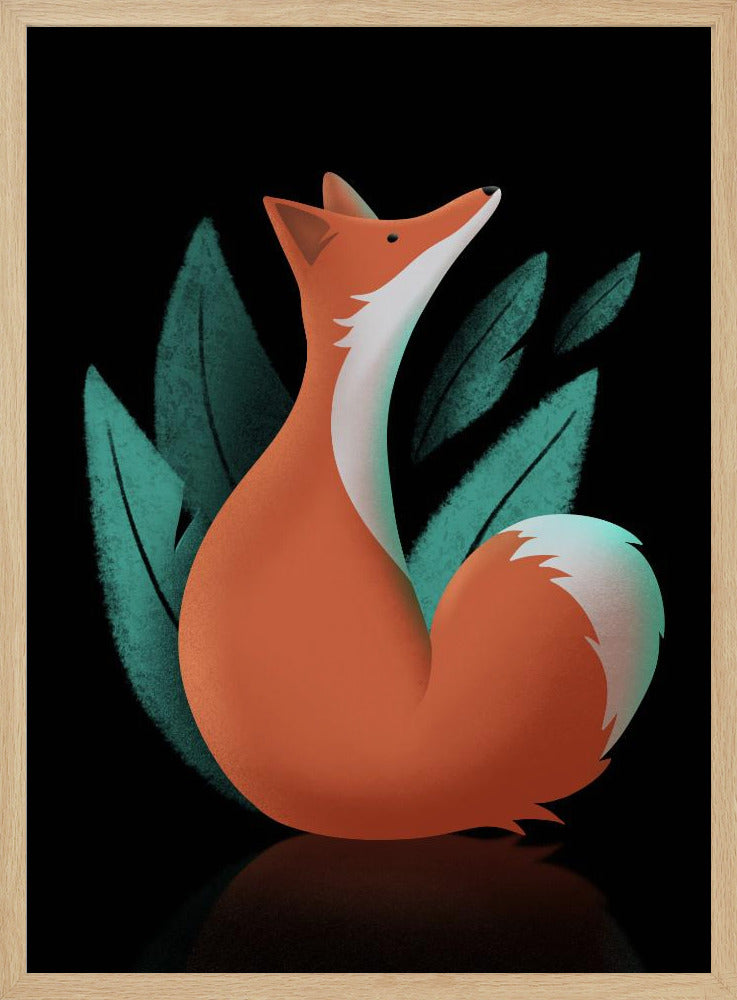 Foxy Trot - Stretched Canvas, Poster or Fine Art Print I Heart Wall Art