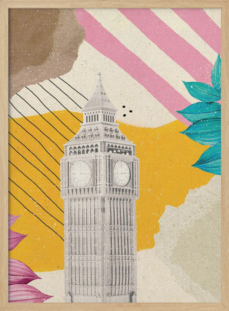 London Vibes - Stretched Canvas, Poster or Fine Art Print I Heart Wall Art