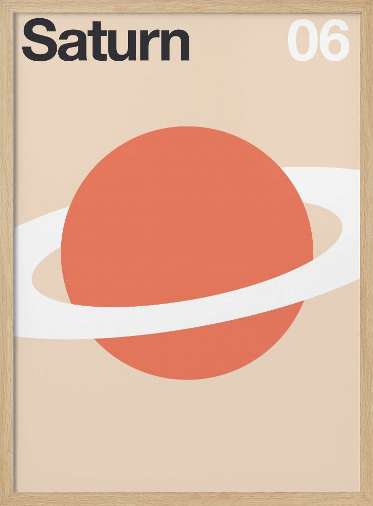 Saturn - Stretched Canvas, Poster or Fine Art Print I Heart Wall Art