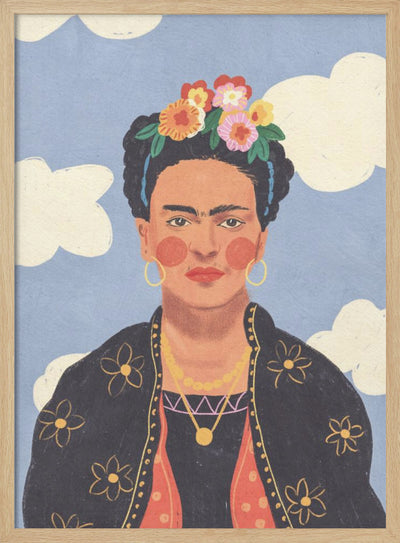 Frida 2 - Stretched Canvas, Poster or Fine Art Print I Heart Wall Art