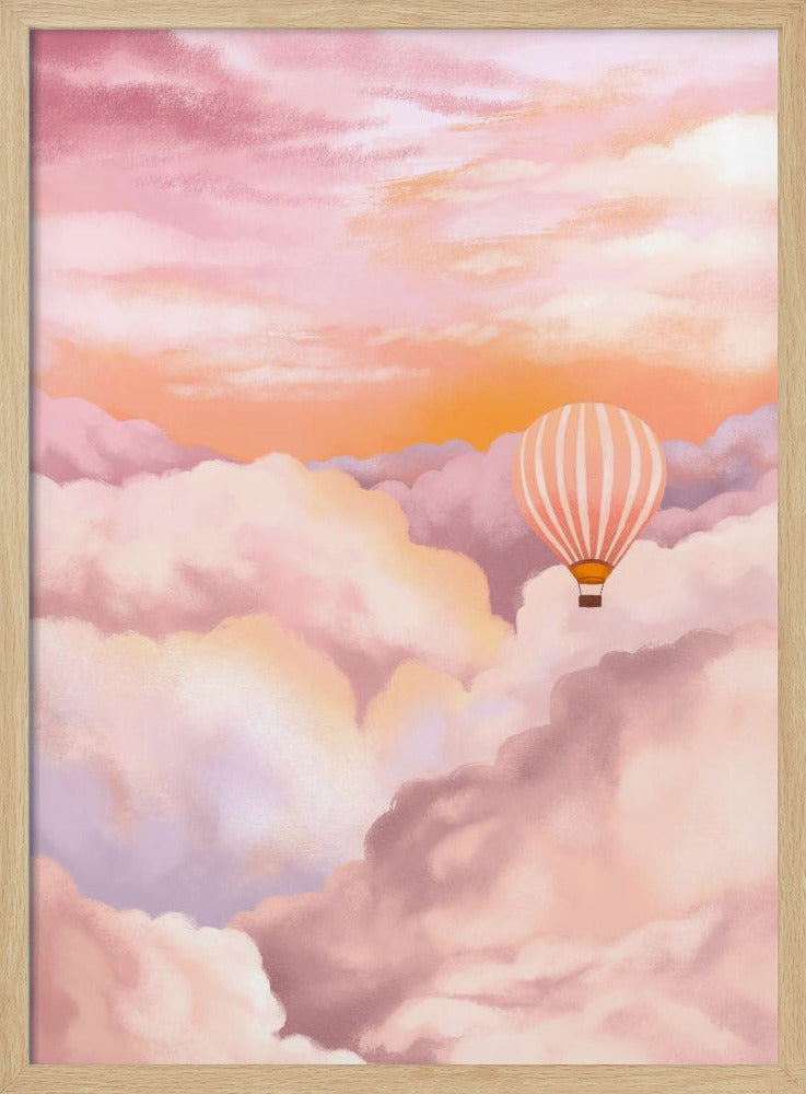 In the Clouds - Stretched Canvas, Poster or Fine Art Print I Heart Wall Art