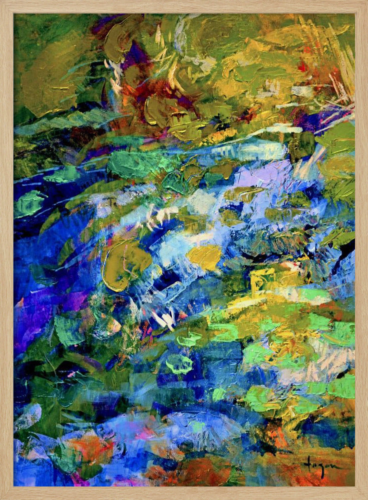 Nature Inspired Landscape - Stretched Canvas, Poster or Fine Art Print I Heart Wall Art