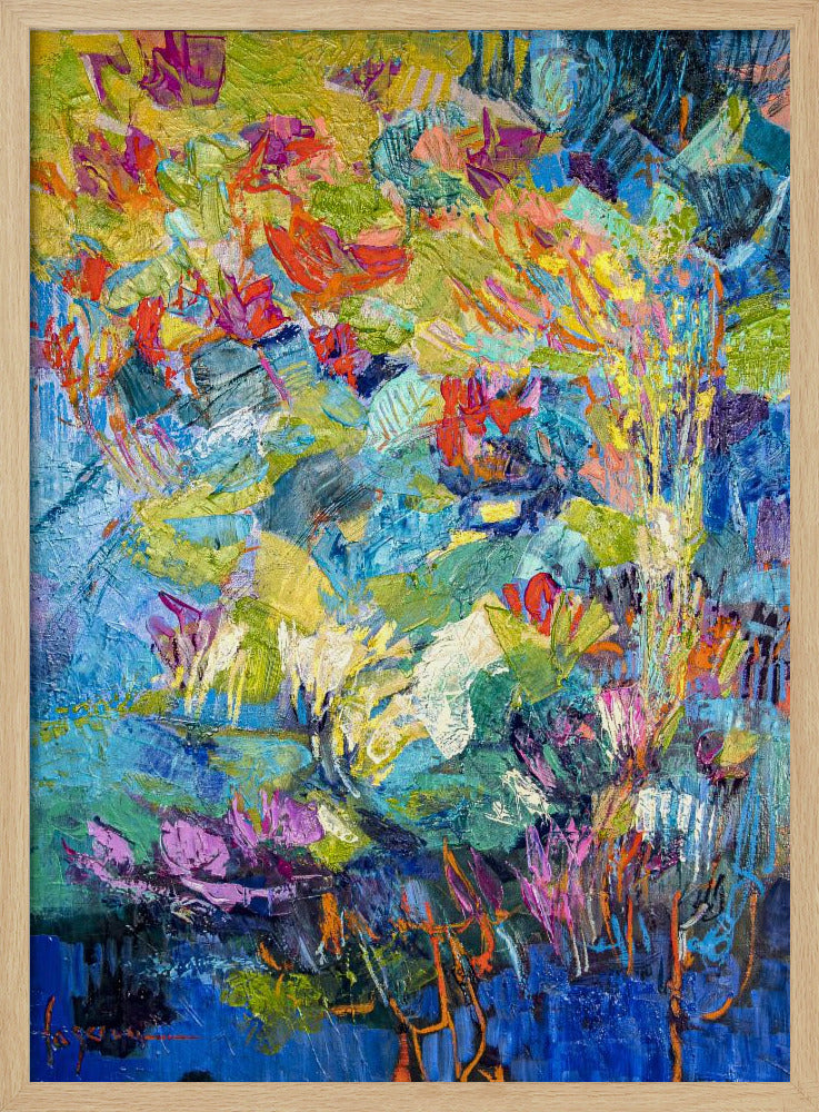 Radiant Pond Sonata - Stretched Canvas, Poster or Fine Art Print I Heart Wall Art