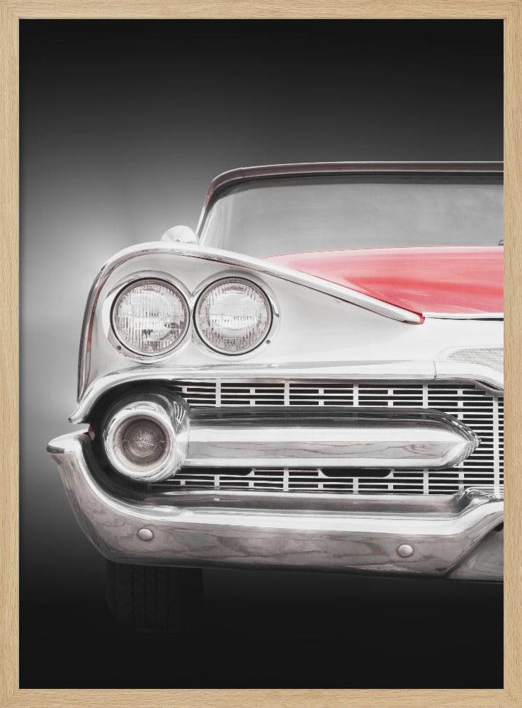 American classic car Coronet 1959 front view - Stretched Canvas, Poster or Fine Art Print I Heart Wall Art