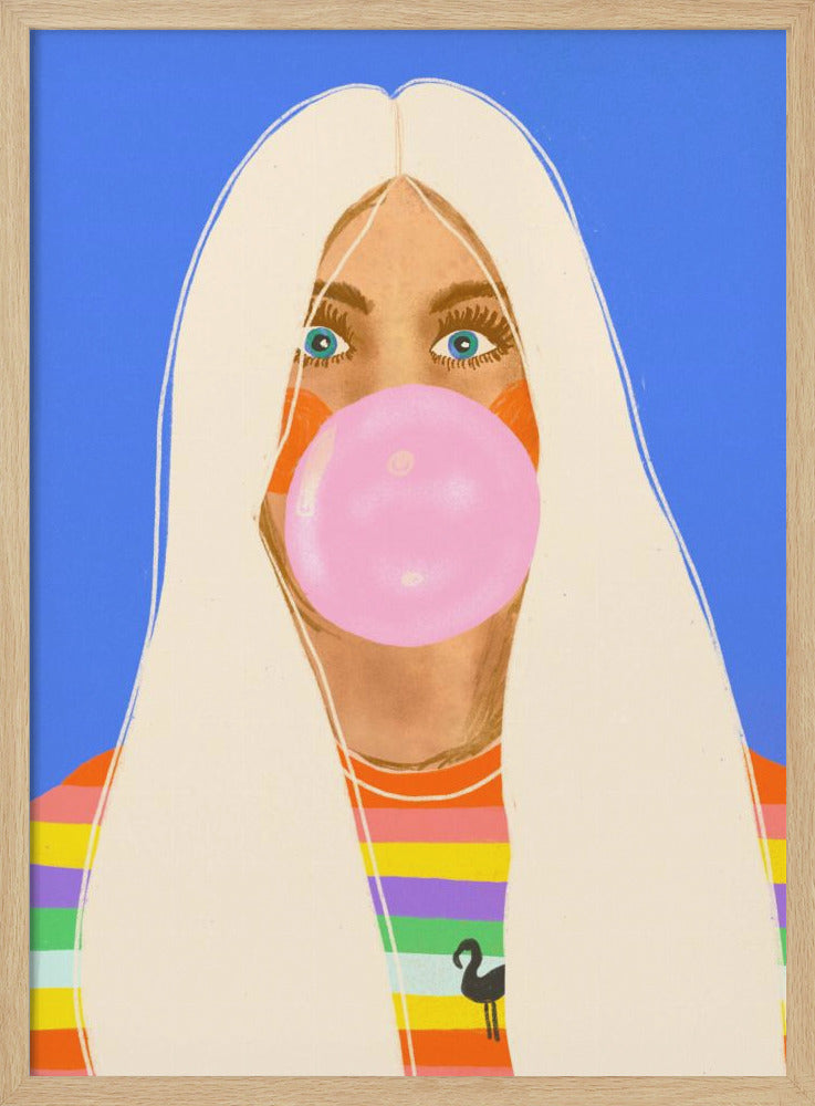 Candy girl - Stretched Canvas, Poster or Fine Art Print I Heart Wall Art