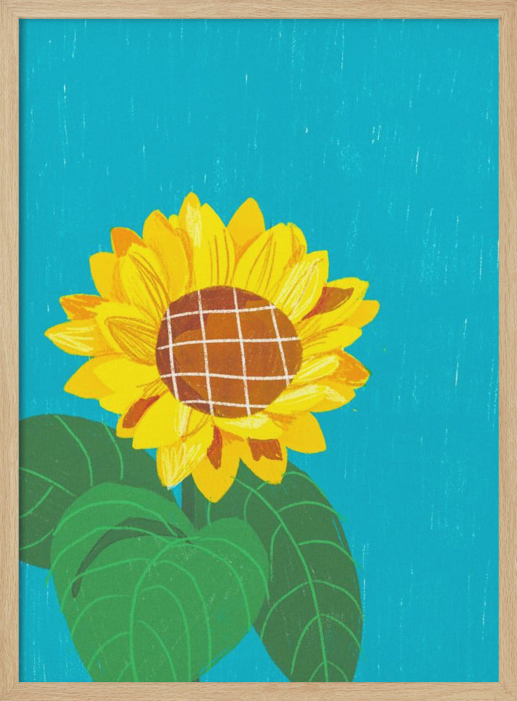 Sunflower - Stretched Canvas, Poster or Fine Art Print I Heart Wall Art