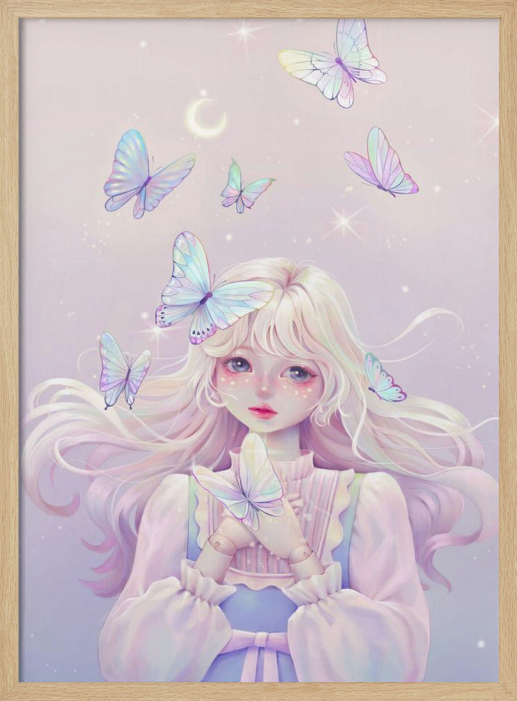 Fantasy Fairy Doll - Stretched Canvas, Poster or Fine Art Print I Heart Wall Art