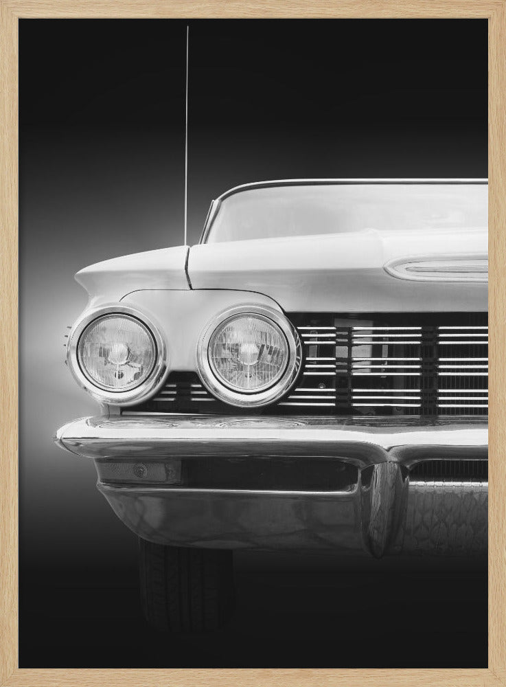 American classic car Super 88 1960 Front view - Stretched Canvas, Poster or Fine Art Print I Heart Wall Art