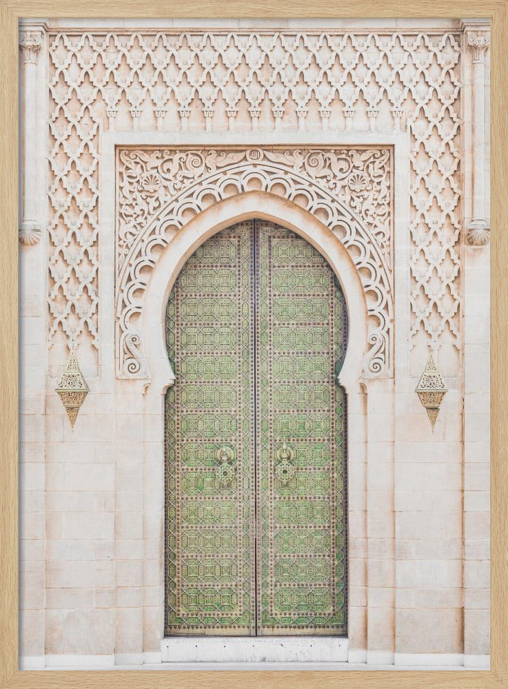 Moroccan Door - Stretched Canvas, Poster or Fine Art Print I Heart Wall Art