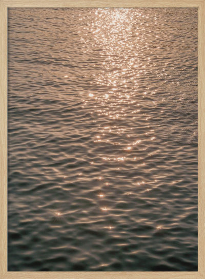 Sunset at Sea - Stretched Canvas, Poster or Fine Art Print I Heart Wall Art