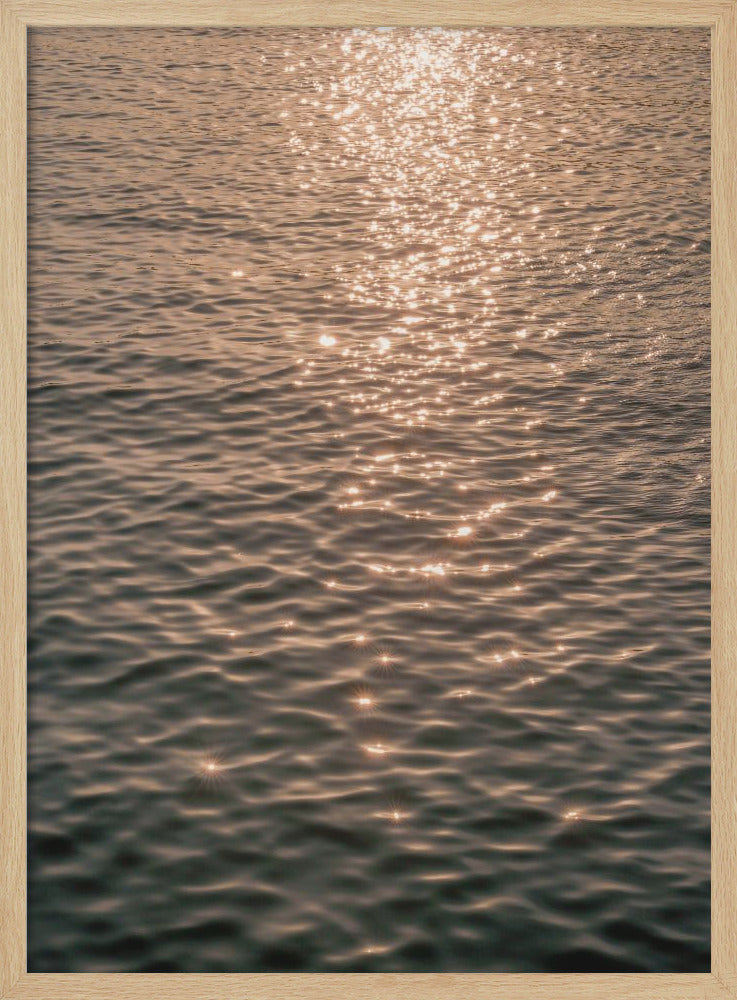 Sunset at Sea - Stretched Canvas, Poster or Fine Art Print I Heart Wall Art