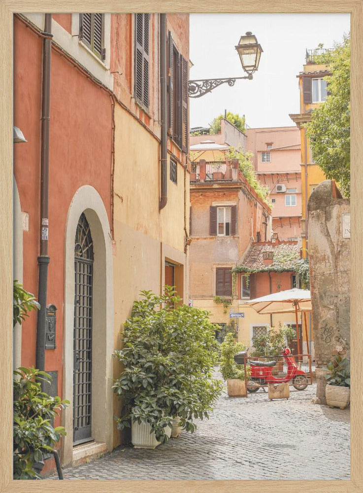 Trastevere, Rome - Stretched Canvas, Poster or Fine Art Print I Heart Wall Art