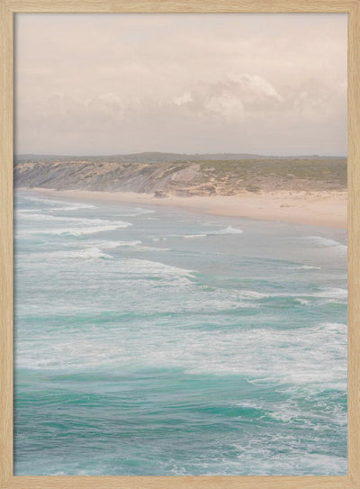 Bordeira's Beach - Stretched Canvas, Poster or Fine Art Print I Heart Wall Art